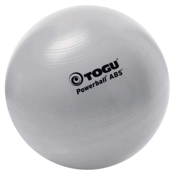 TOGU Gymnastikball Powerball ABS (Berstsicher) 65 cm silber, 65 cm silber