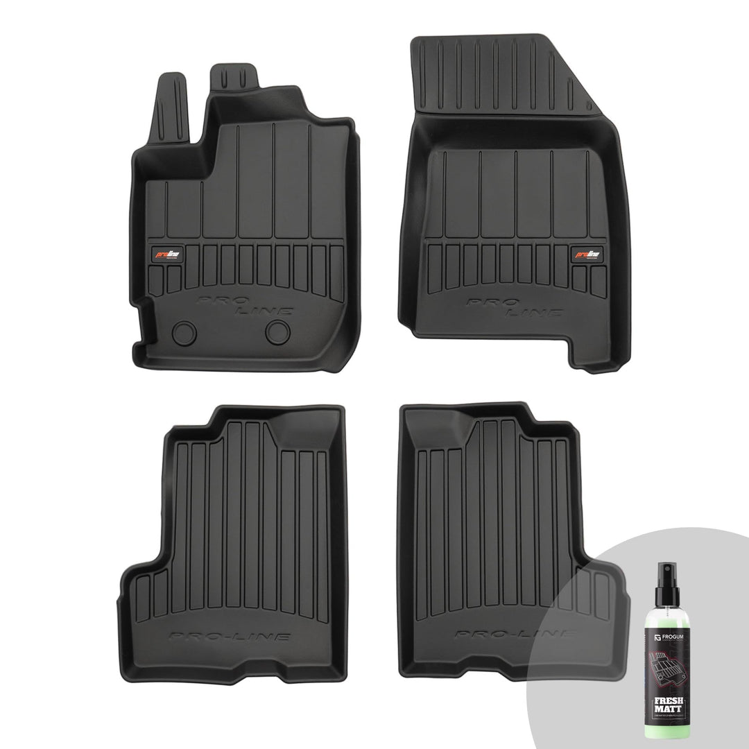FROGUM ProLine 3D Gummimatten Exklusiven Auto Fussmatten Autofussmatten für Dacia Duster II ab 2017