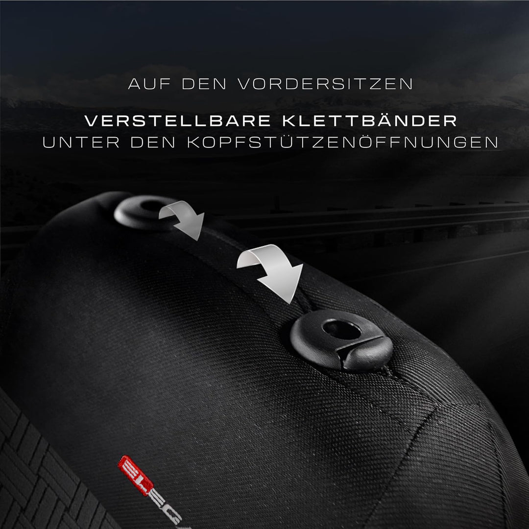 MOTOS Universal-Sitzbezüge Auto für Ford Mondeo Autositzbezüge mit aktivem Airbag-System, dreilagige