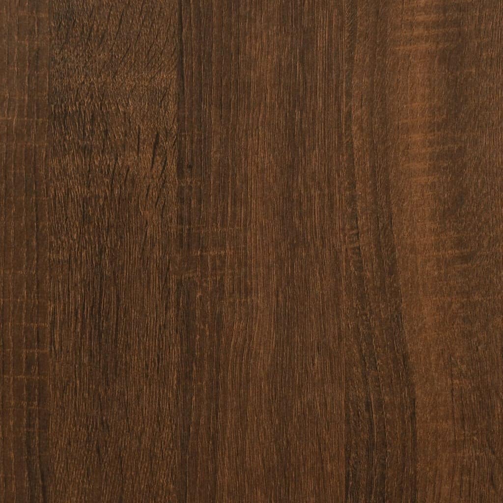 vidaXL TV-Schrank Braun Eiche-Optik 80x40x40 cm Holzwerkstoff Braune Eiche, Braune Eiche