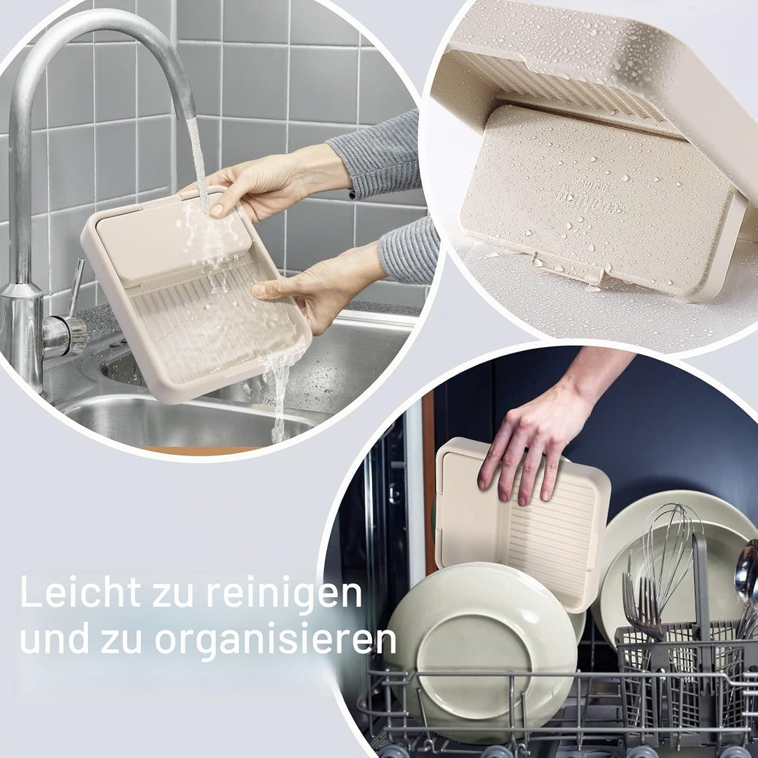 AIERSA Löffelablage mit Deckelhalter für Herdplatte (1 Pack), Spatel, Schöpflöffel, Topfdeckel, Uten