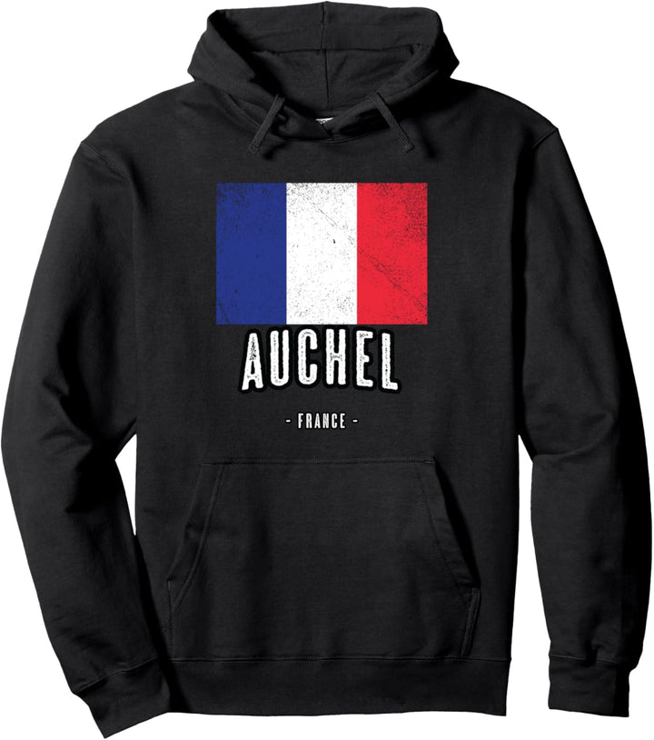 Stadt AUCHEL - Frankreich | FR Flagge - Drapeau Français - Pullover Hoodie