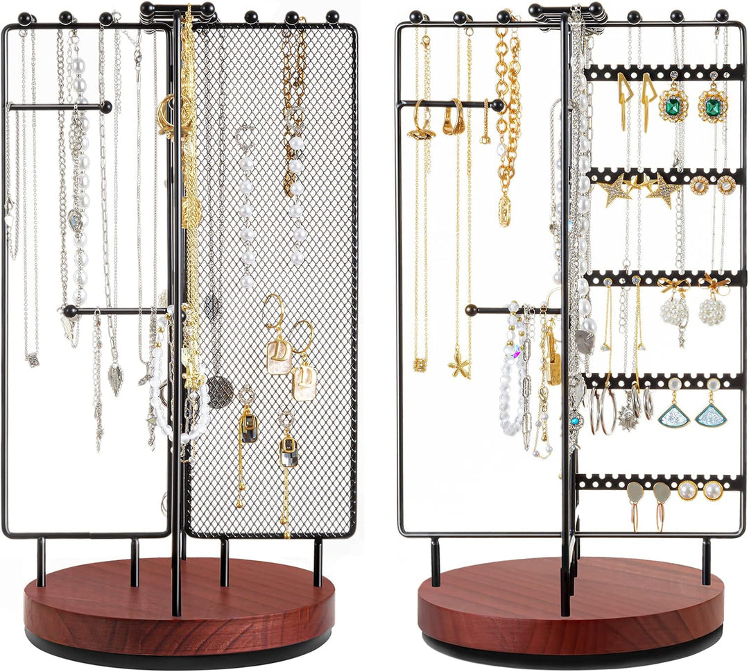 ProCase Schmuckständer Drehbarer Schmuckhalter Schmuckbaum Schmuckstander Jewelry Stand für Ohrring
