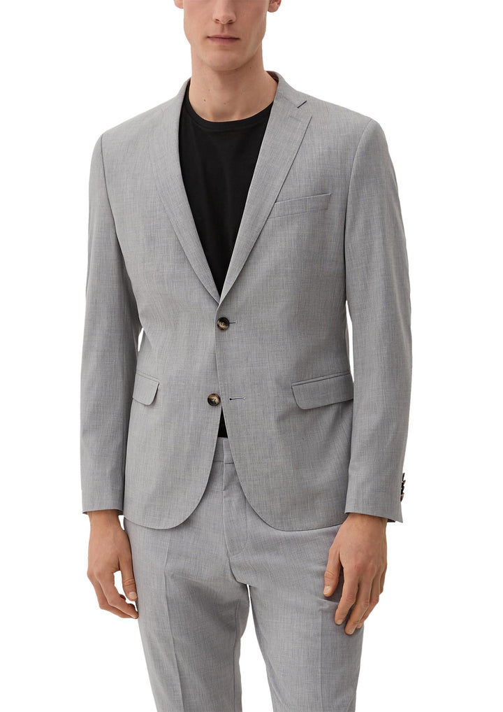 s.Oliver Herren Blazer, Grey/Black 91w3