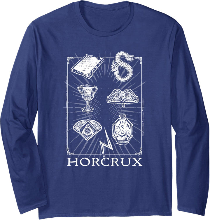 Harry Potter Horcrux Symbols Langarmshirt