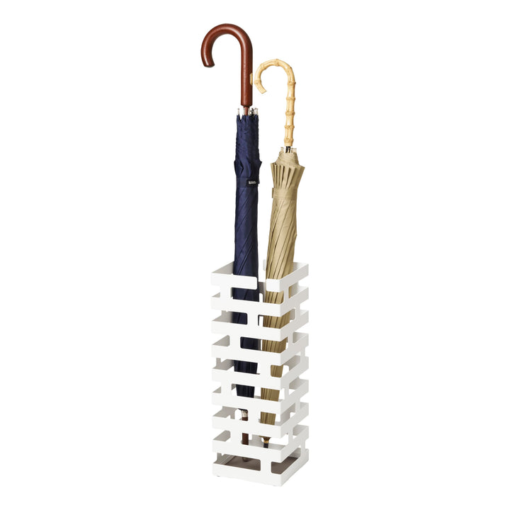 Brick Umbrella Stand Square - white Weiss, Weiss