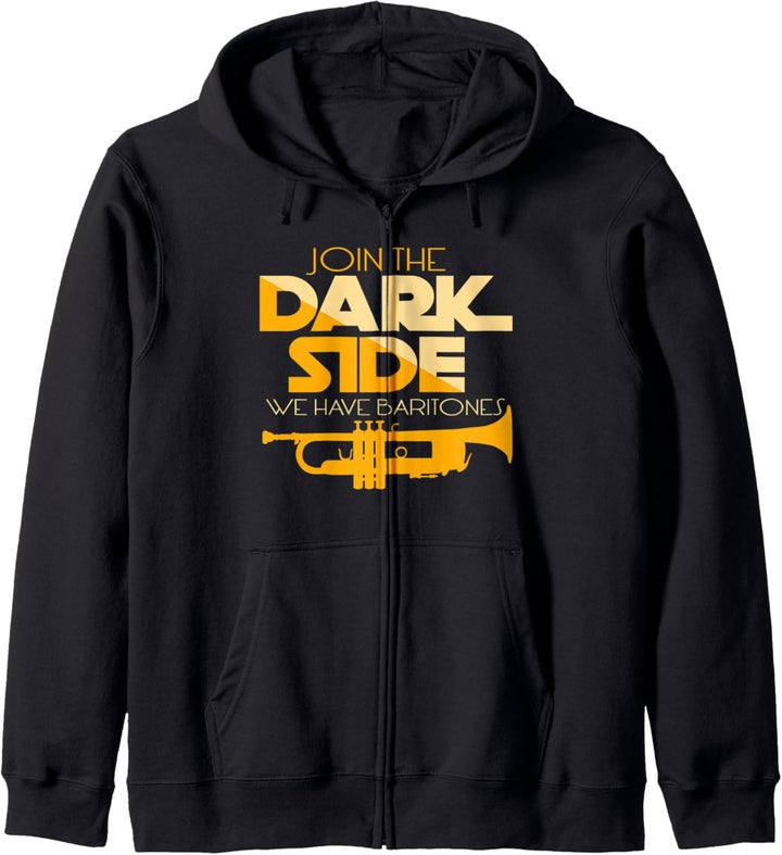 Join The Dark Side Baritone Player Funny Gift idea for men Kapuzenjacke