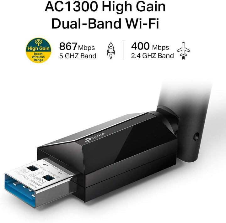 TP-Link RE550 WLAN Verstärker Repeater AC1900 & Archer T3U Plus AC1300 High Gain USB WLAN Stick Adap