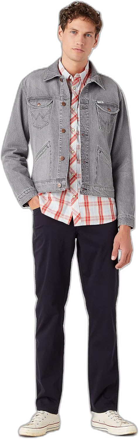 Wrangler Herren Western Shirt, XXL Blau