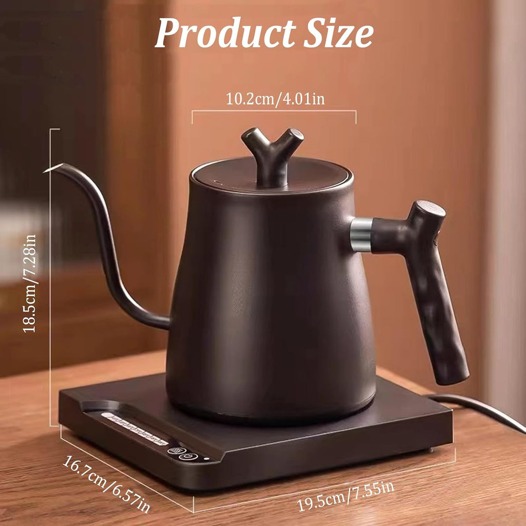 Smart schwanenhals wasserkocher, Edelstahl Wasserkocher mit Temperatureinstellung, Gooseneck Kettle