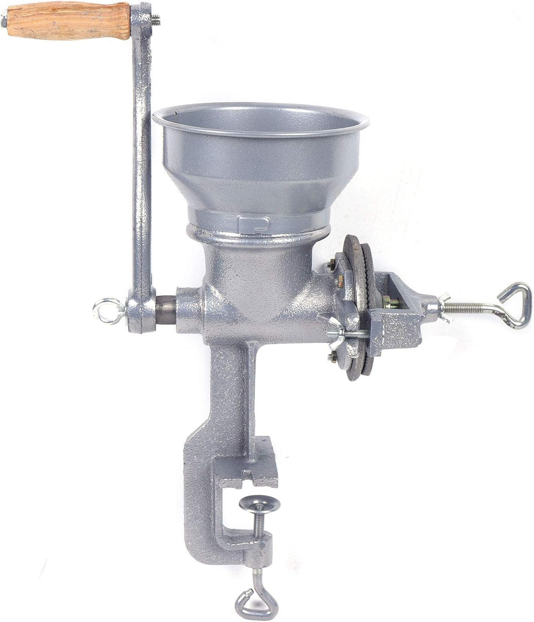 JAYEUW Handgetreidemühle Mühle Einstellbare Mahlwerk Mais Manuelle Getreidemühle für Nuss, Kaffee, G