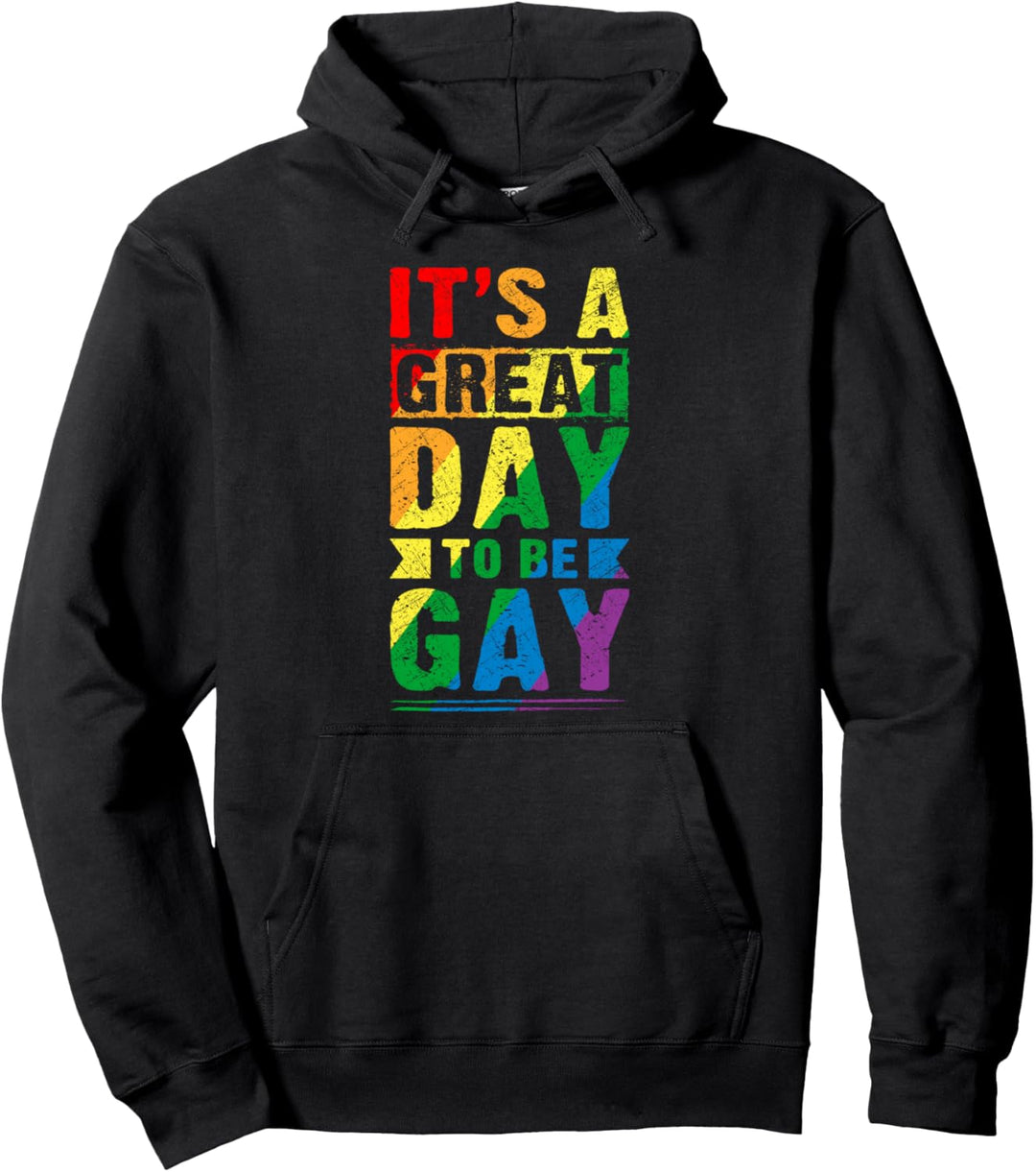 LGBT Spruch, Regenbogen LGBT Pride Flaggenfarben Pullover Hoodie