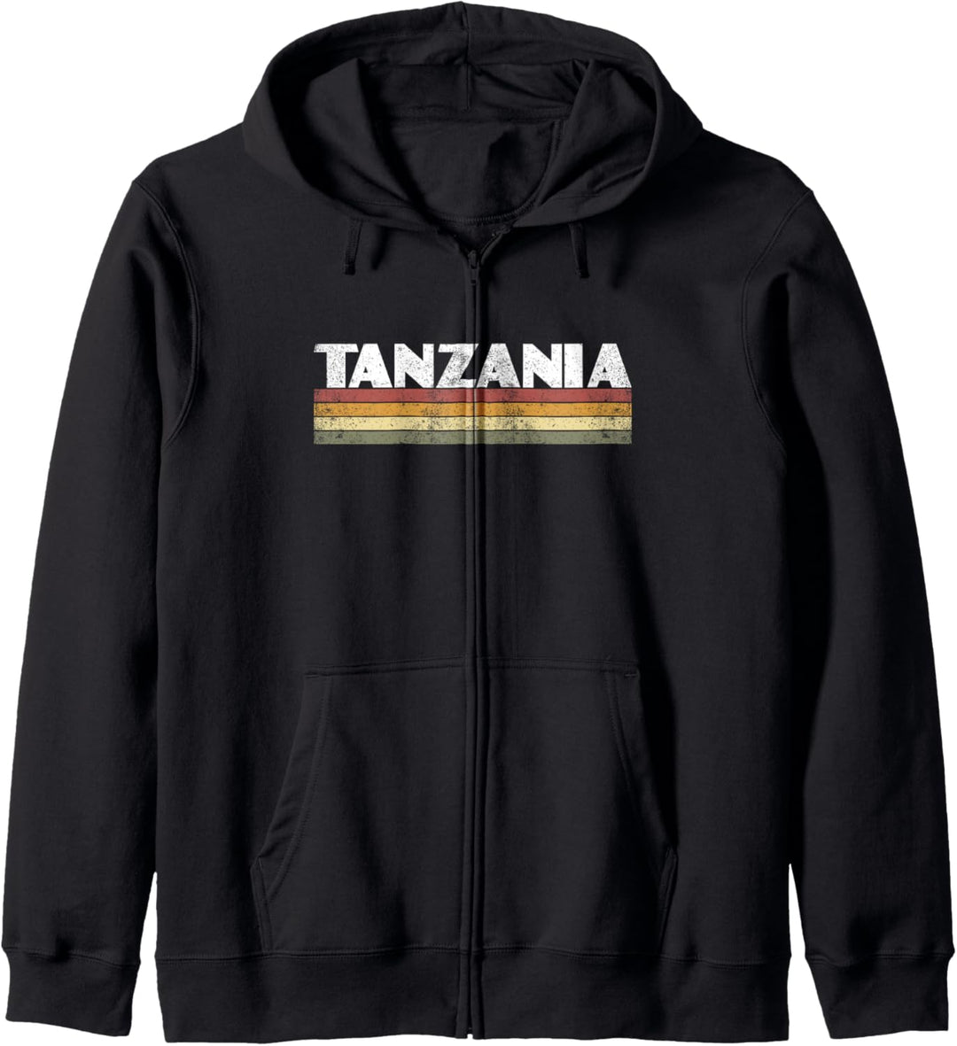 Tansania Tansanische Retro Stolzer Tansanier Kapuzenjacke