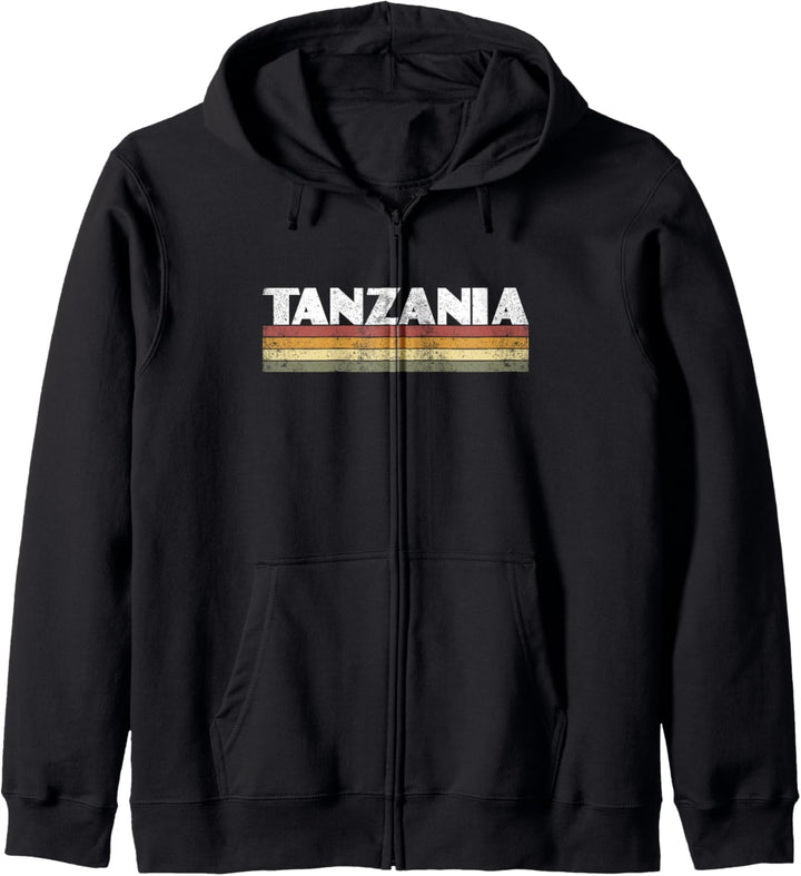 Tansania Tansanische Retro Stolzer Tansanier Kapuzenjacke