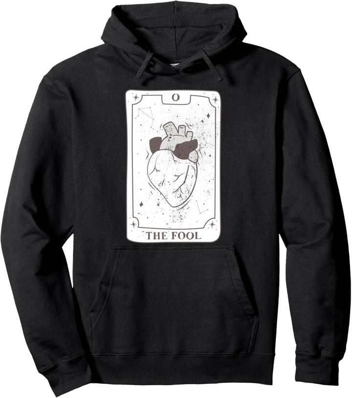 The Fool Witchy Kawaii Gothic Tarot Card Witch Occult Pullover Hoodie