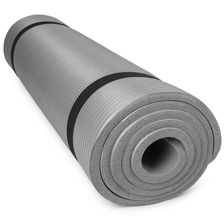 diMio Komfort-Gymnastikmatte Yogamatte in 185x60x1cm, 185x60x1.5cm, 185x90x1.5cm, 200x100x2 mit Trag