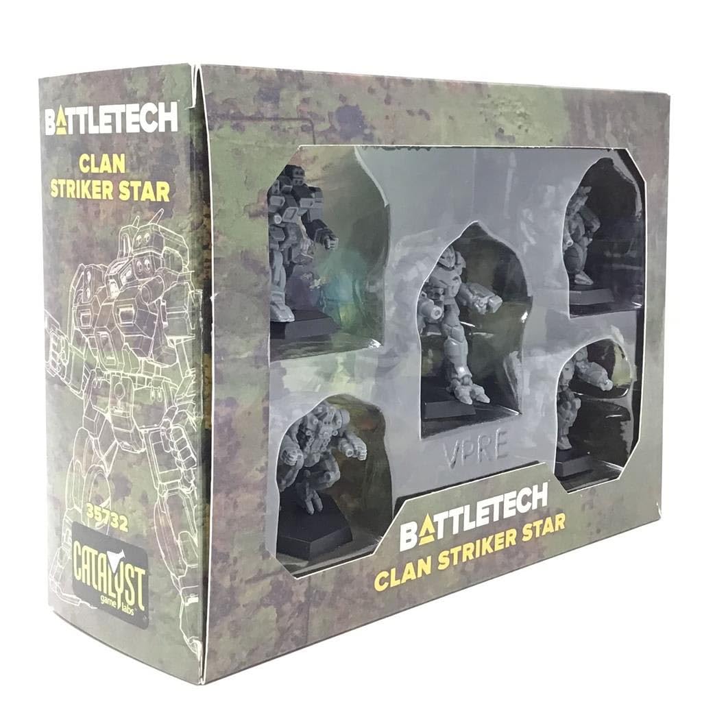 Catalyst Game Labs - BattleTech Clan Striker Star - Miniature Game -English Version