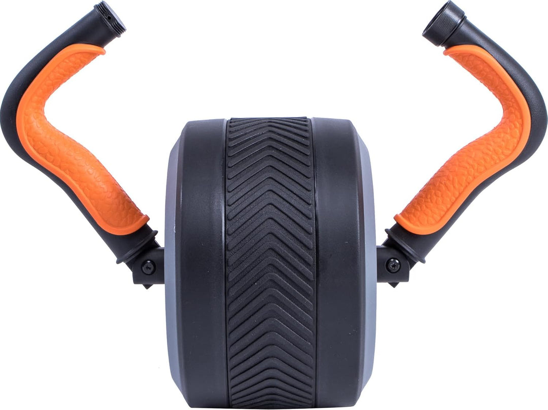 Pure2Improve Unisex-Adult 2 in 1 Core Training Bauchrad &amp; Kettlebell Bauchrad/Kettlebell, Schwarz, E