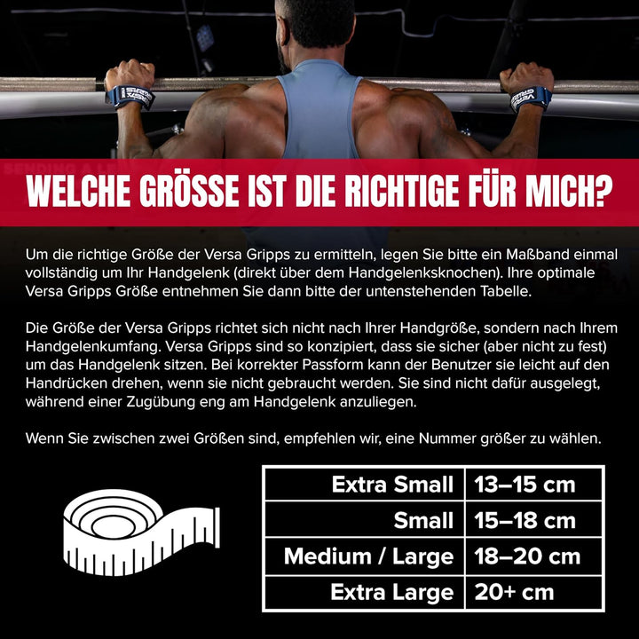 Versa Gripps® PRO Authentisch. Das Beste Trainingszubehör der Welt. IN DEN USA HERGESTELLT, Schwarz