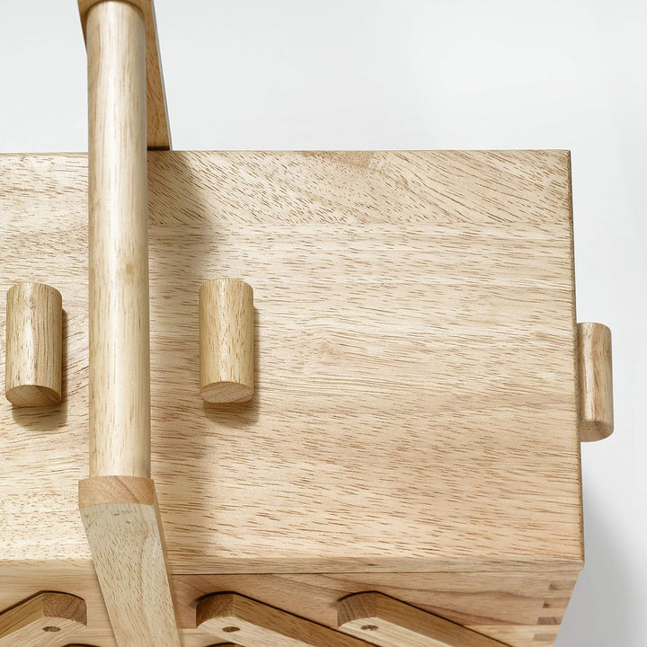 Prym 612546 Nähkasten aus hellem Holz, M