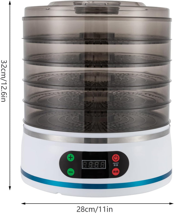 Dörrautomat Dörrautomaten 35-70℃ Temperatur Einstellbar Dörrgerät Trockner Lebensmittel Dehydrator F