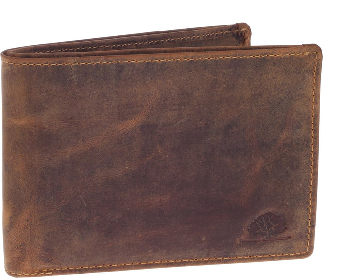 Greenburry Vintage Herren Geldbörse Portemonnaie 15,5x1x10cm Langbörse Truckerbörse