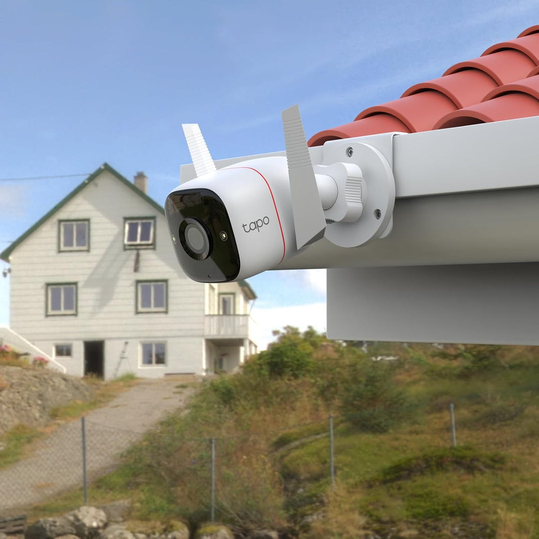 Dachrinnenhalterung für TP-Link Tapo C310/C320WS/C325WB Überwachungskamera Aussen & DEKCO 2K/3MP Übe