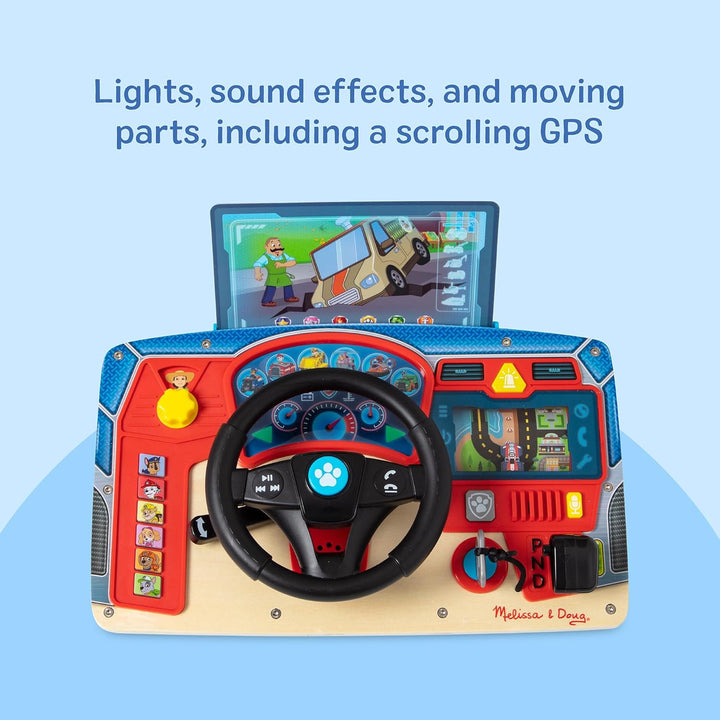 Melissa & Doug PAW Patrol Rettungsmission, Armaturenbrett aus Holz, Holzspielzeug, Lernspielzeug, Li