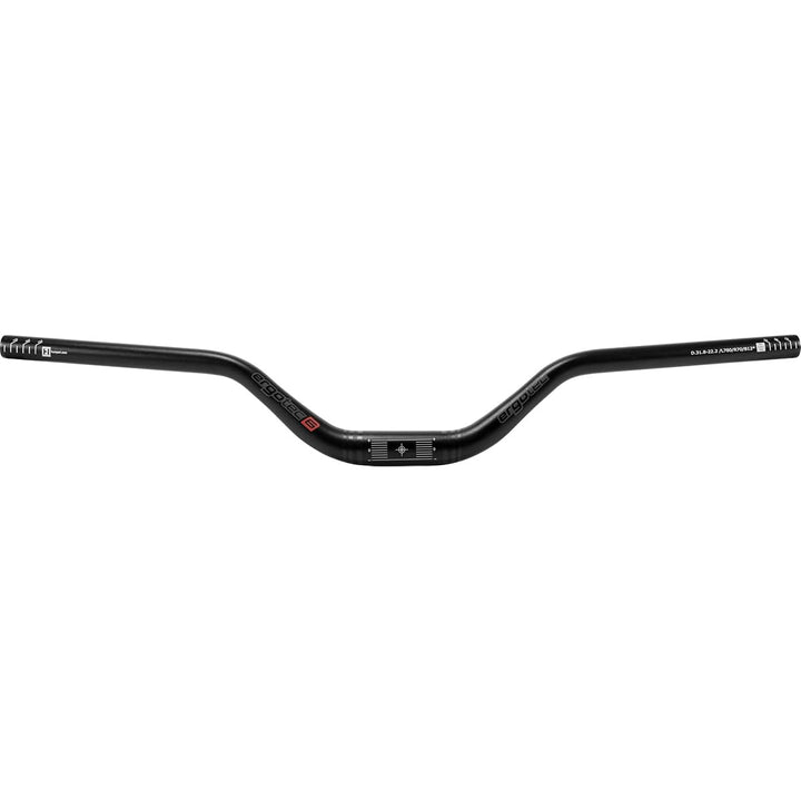 Wilhelm Humpert ergotec Ergo Tec Lenker Riser Bar 70 780 31, 8 Sandbl. Alu 31,8, Schwarz, Einheitsgr