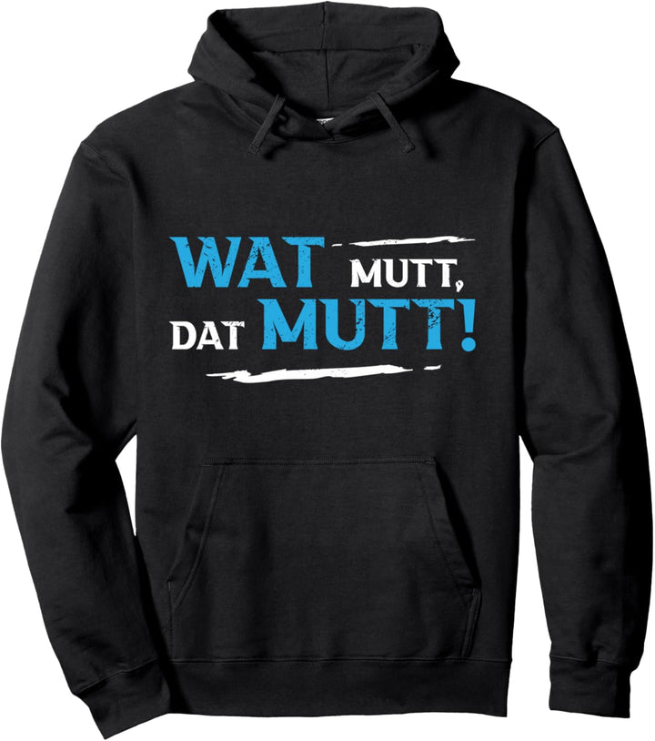 Nordsee Wat Mutt Dat Mutt Strand Meer Norden Leuchtturm Moin Pullover Hoodie