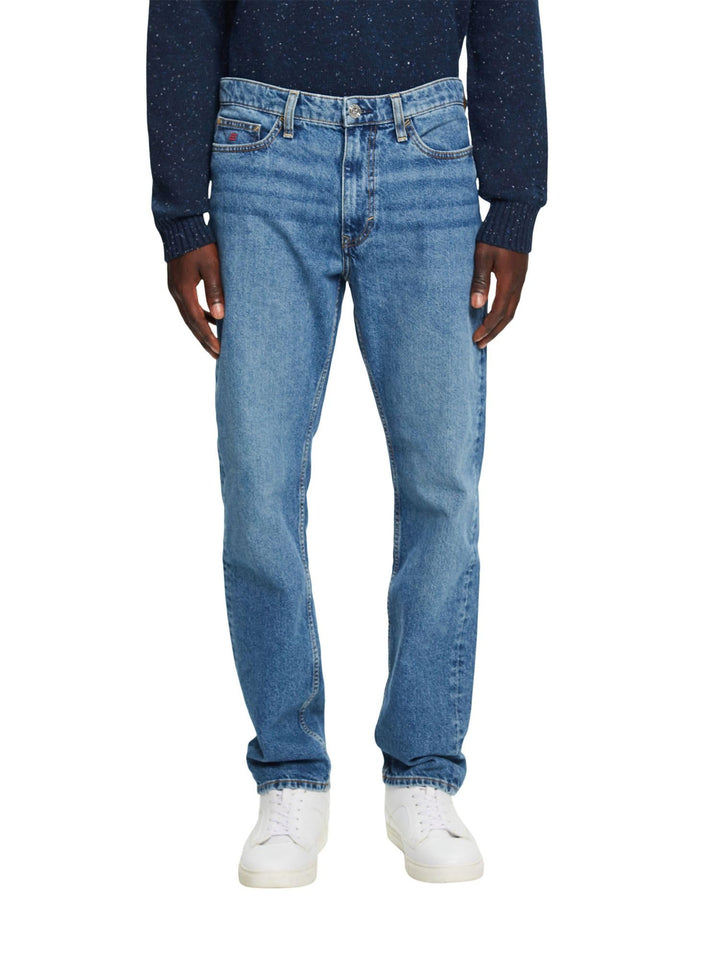 ESPRIT Jeans mit geradem Bein und mittlerer Bundhöhe 32W / 30L Blue Medium Washed, 32W / 30L Blue Me