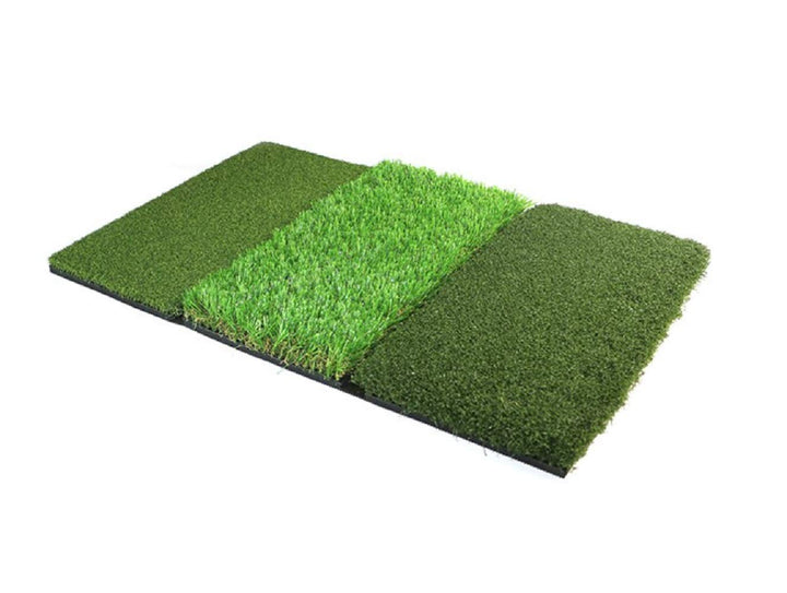 LL-Golf ® Golf 3 in 1 Abschlagmatte 60x30 cm/Übungsmatte mit Rough und Fairway Schlagflächen/Range M