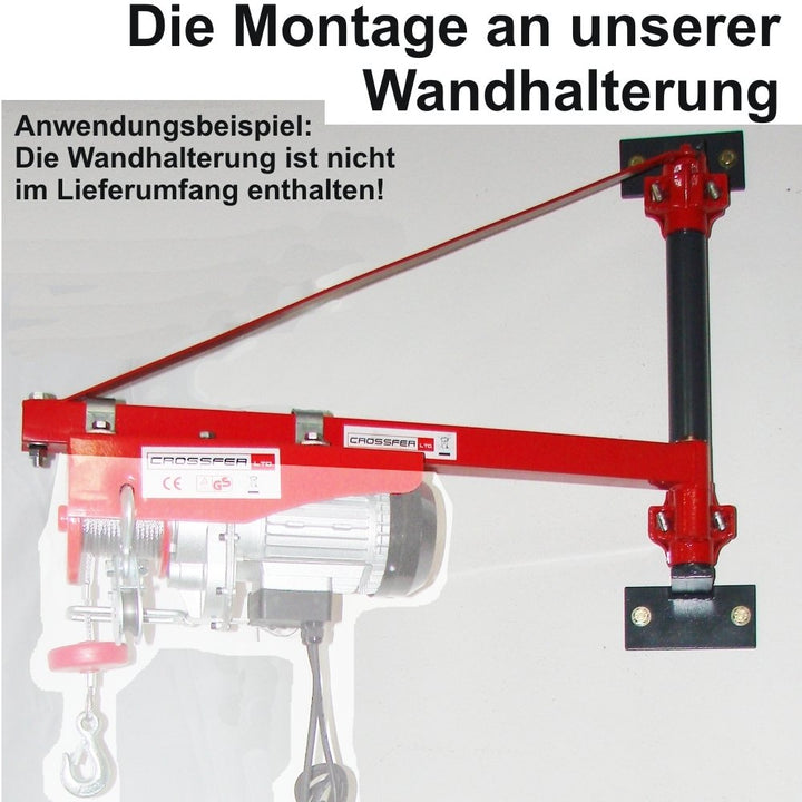 Schwenkarm KST600 für Seilwinden/Kranarm max 600kg Last 75cm Auslage für Seilzüge/Lastarm für Hebezü