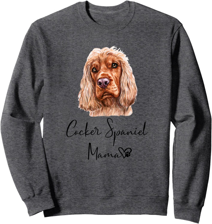 Cocker Spaniel Mama Hundemama Hund Frauchen Geschenk Sweatshirt