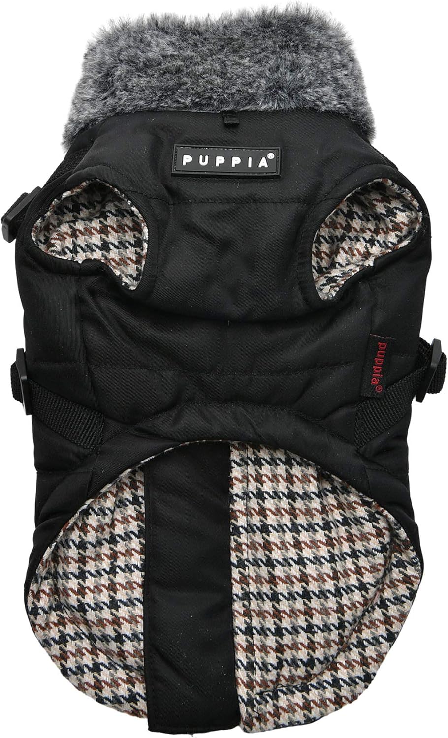 Puppia Donavan Winterweste – Schwarz – M schwarz M, schwarz M