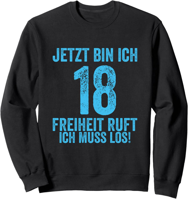 Tshirt 18. geburtstag junge - Geburtstagsgeschenk 18 Party Sweatshirt