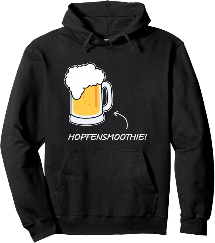 Hopfensmoothie Bier Saufshirt Bierkrug fun Pullover Hoodie