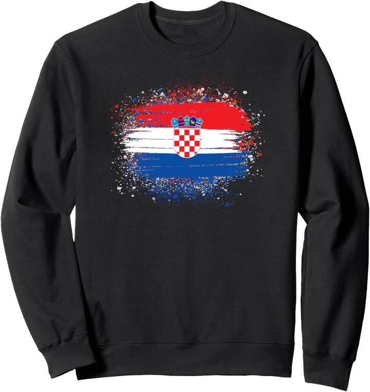 Kroatische Flagge Hrvatska Sweatshirt