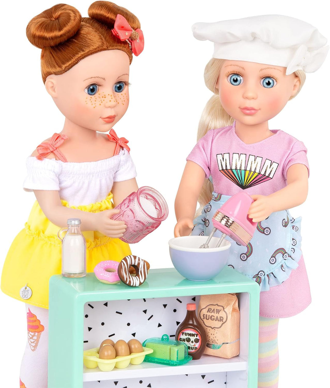 Glitter Girls - GG Donut-Backset - Donut-Backset - Spielnahrung, Mixer und Küchenzubehör - 36 cm Pup