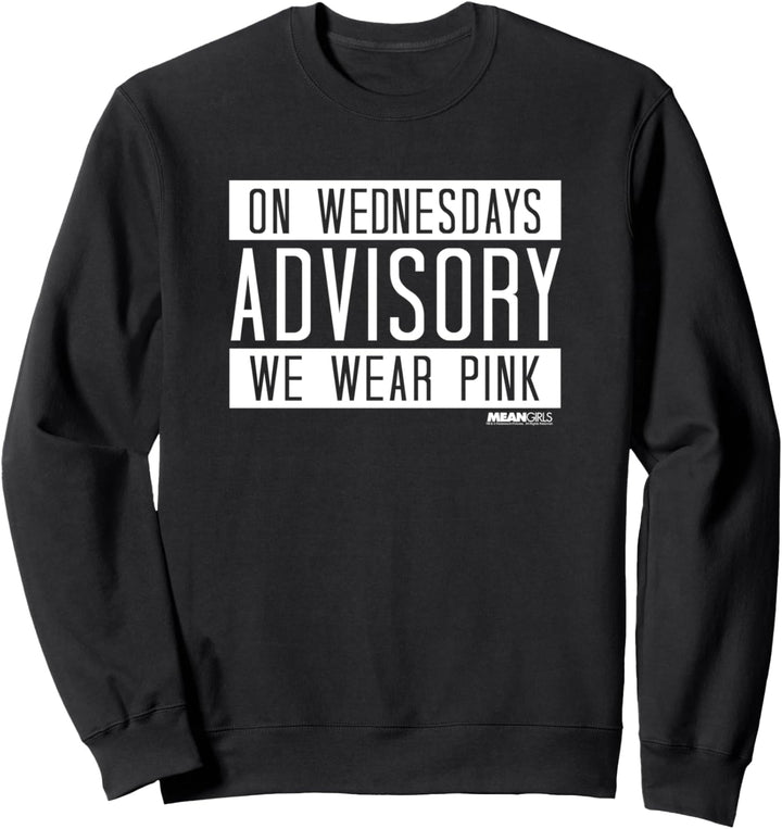 Mean Girls Advisory tragen mittwochs Rosa Sweatshirt