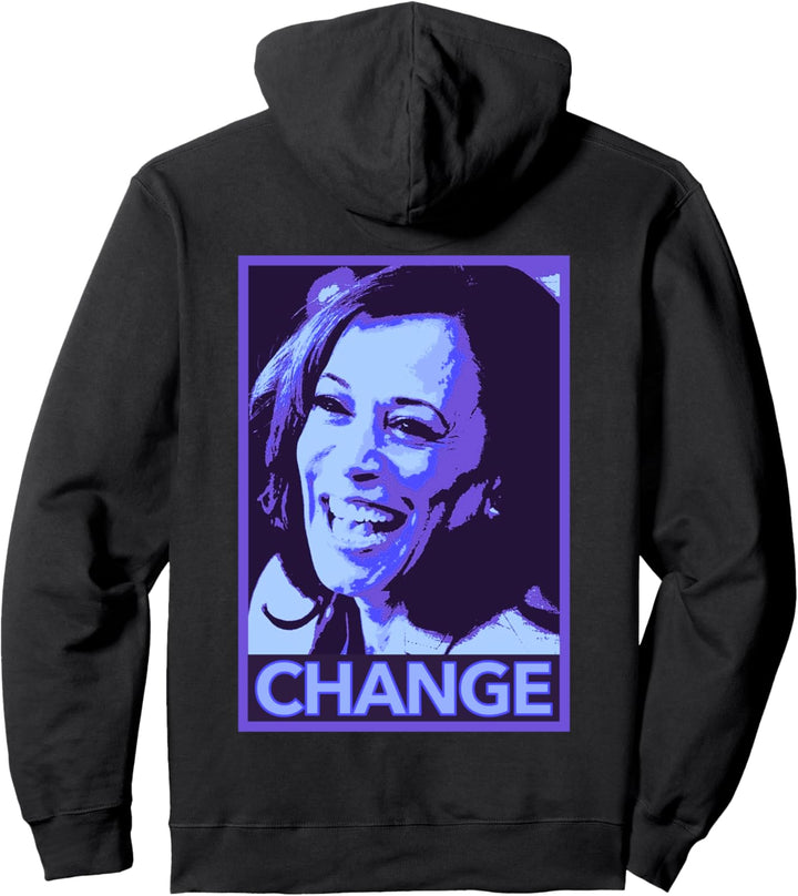 Kamala Change (purple) Pullover Hoodie