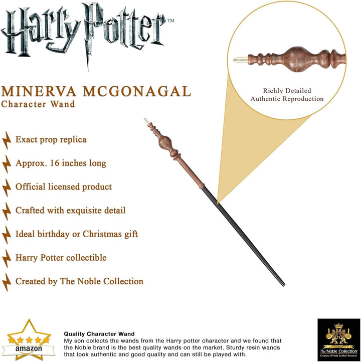 The Noble Collection Harry Potter Minerva McGonagall Character Wand by