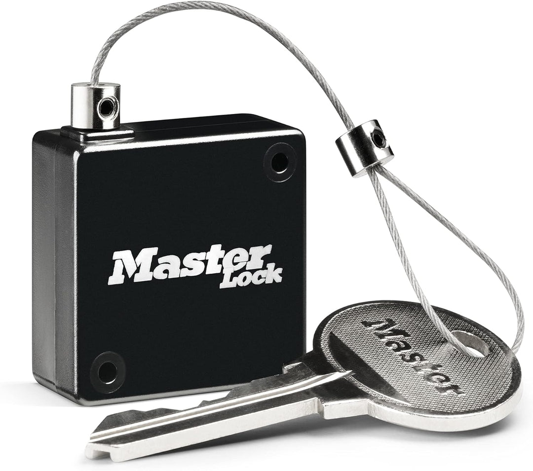 Master Lock Schlüsseltresor + Ausziehbares Schlüsselkabel [Weiss] [Medium] [Wandhalterung] - 5401EUR
