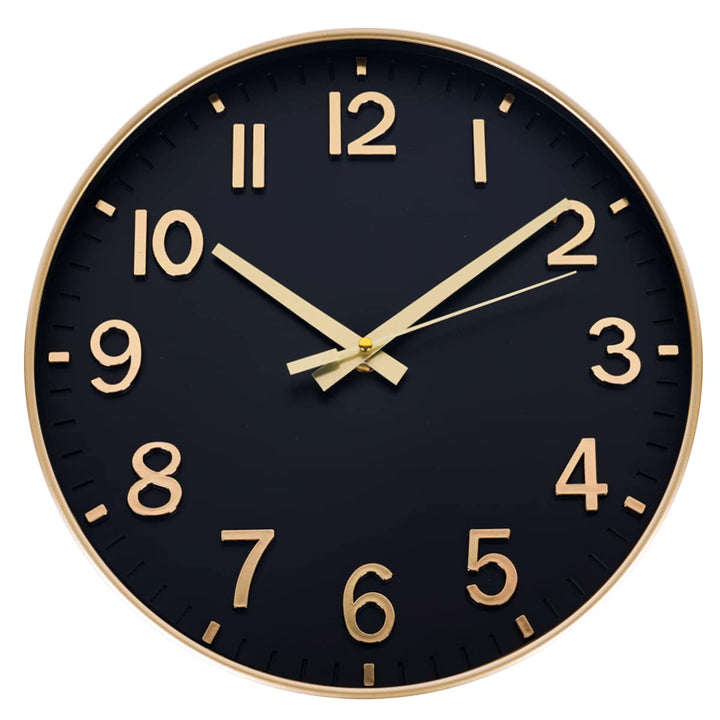 HZDHCLH Funkuhr 30 cm Grosses Ziffernblatt Wanduhr Geräuschlos,Geeignet für Schule, Zuhause, Wanddek
