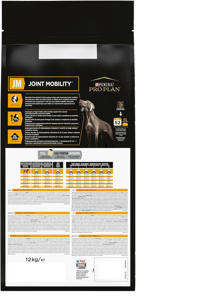 PURINA Pro Plan Veterinary Diets JM Joint Mobility - Dry Dog Food - 12 kg