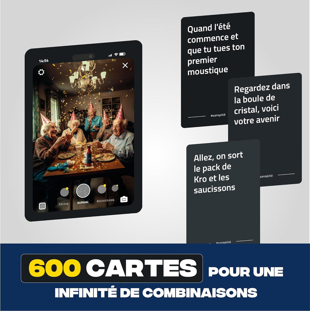 Sans Pitié Brettspiele La Big Pic – Special Edition Memes – von Blanc Manger Coco und Juduku – Abend