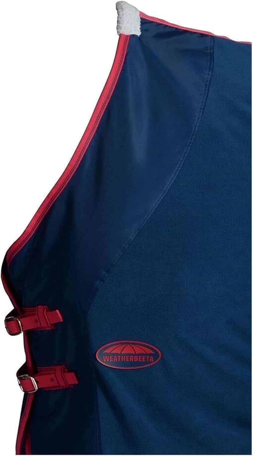 Weatherbeeta Fleece Cooler Standard Neck - Dark Blue/Grey/White, Grösse:115 Dunkelblau/Grau/Weiss 11