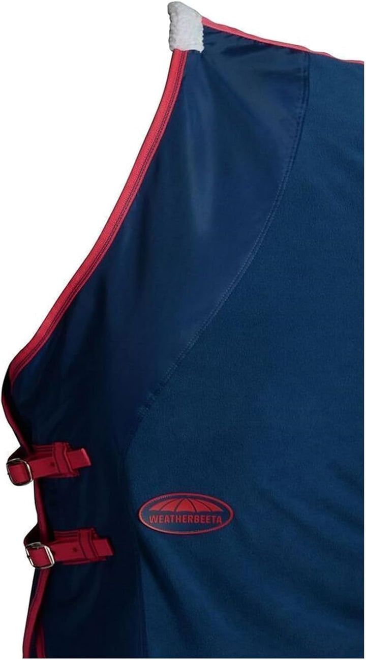 Weatherbeeta Fleece Cooler Standard Neck - Dark Blue/Grey/White, Grösse:115 Dunkelblau/Grau/Weiss 11