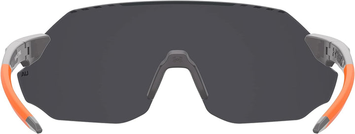Under Armour Halbzeit-Sonnenbrille für Erwachsene, Azabache/Orange, 99 für Damen, Azabachgrau/Orange