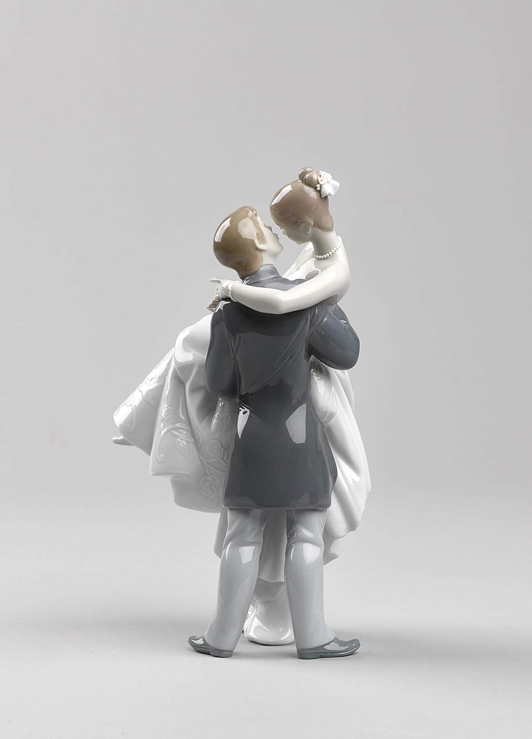 LLADRÓ Paar Figur Der Glücklichste Tag. Paar. Porzellan.